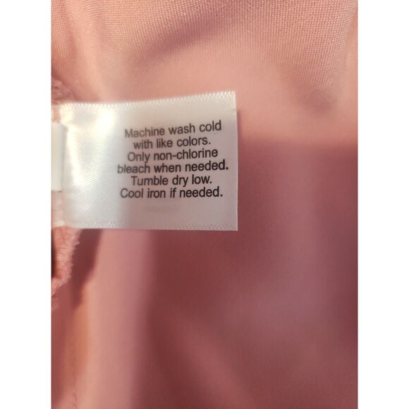 Lane Bryant Pink Ruffle Full Zip Pockets Jacket Size 28 - Picture 5 of 8